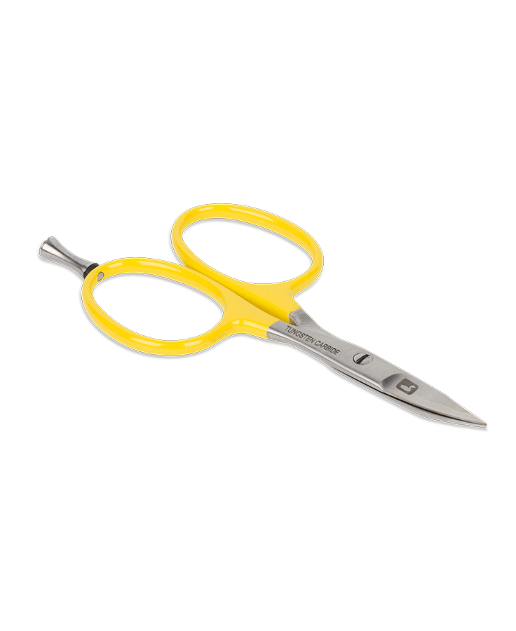 Tungsten Carbide Curved All Purpose Scissors w/ Precision Peg
